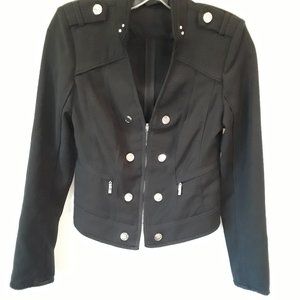 VGW-Wht Hous Blk Mrkt black knit motto jacket